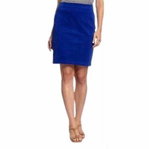 Old Navy Bright Royal Blue Corduroy Skirt